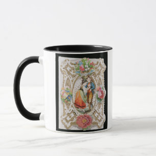 Love, Innocence, Valentine card, c.1870 (colour li Mug