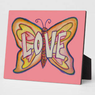 Love Inspirational Papillon Peinture Plaque cadeau