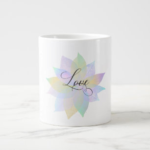 *~* LOVE INTENTION EMOTO Rainbow Magical Large Coffee Mug