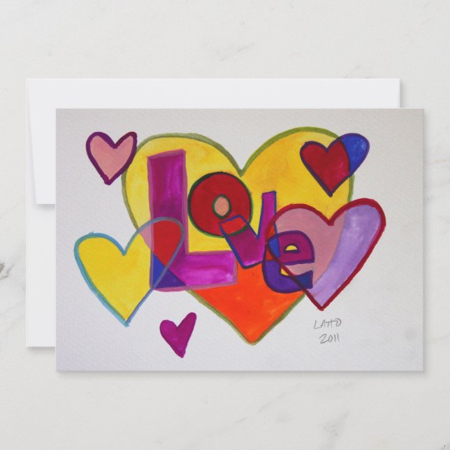 Love Invites, Invitations, or Announcements (Front)