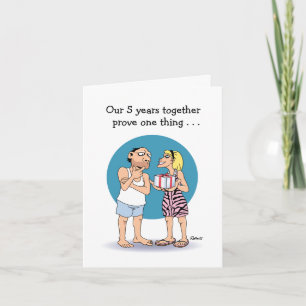 Love is 5th Anniversary Card