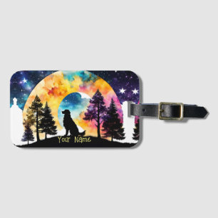 Love is a Dog waiting for you Luggage Tag