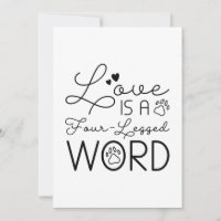 Love Is A Four-Legged Word