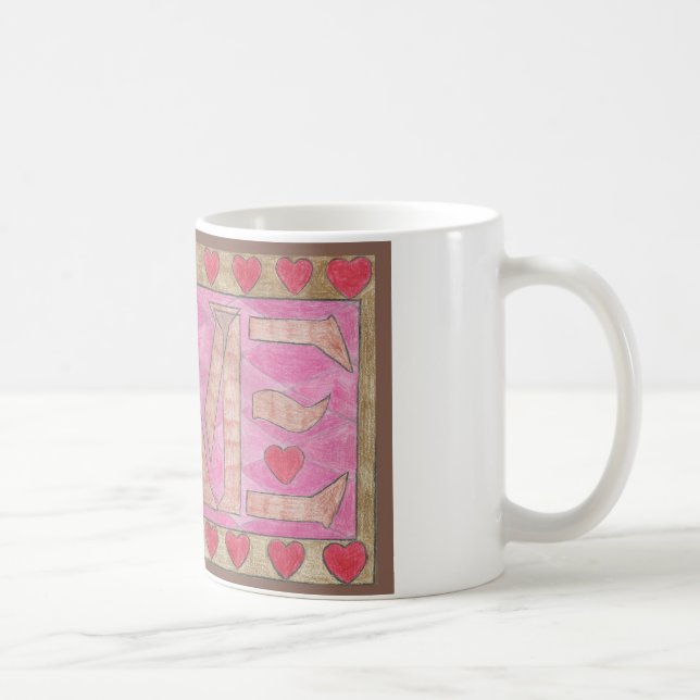 Love is a four letter word coffee mug (Right)