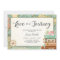 Love is a Journey Travel Bridal shower invitation