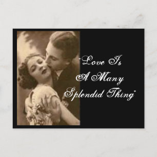 "Love Is A Many Splendid Thing" Postcard