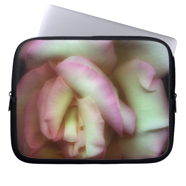<Love is a Rose> by Nathan Griffith Laptop Sleeve (Front)