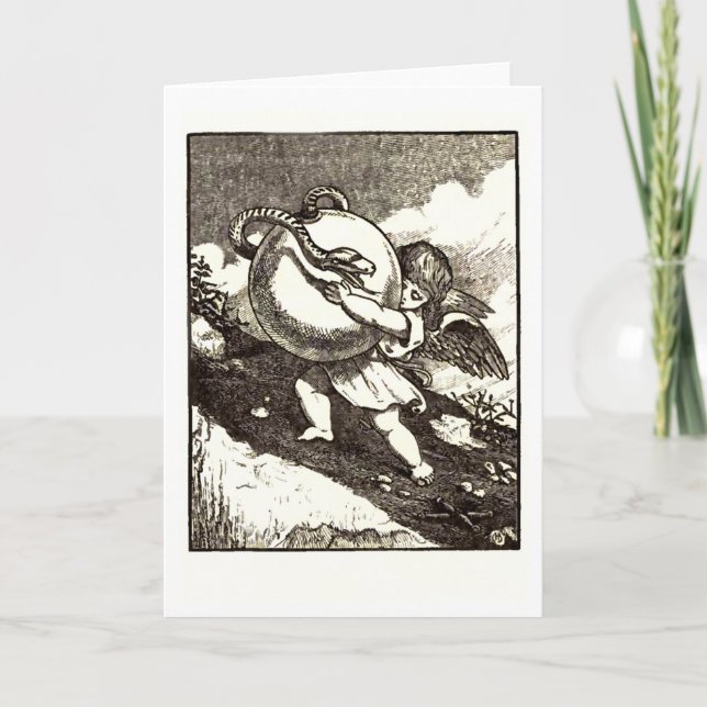 Love is a Snake Egg Holiday Card (Front)