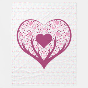 Love is all around. fleece blanket