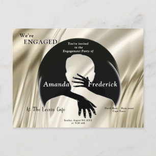 Love is All there is Engagement Invitation Postcard