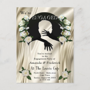 Love is All there is Engagement Invitation Postcard