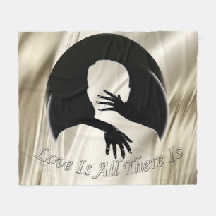 Love is All there is Fleece Blanket