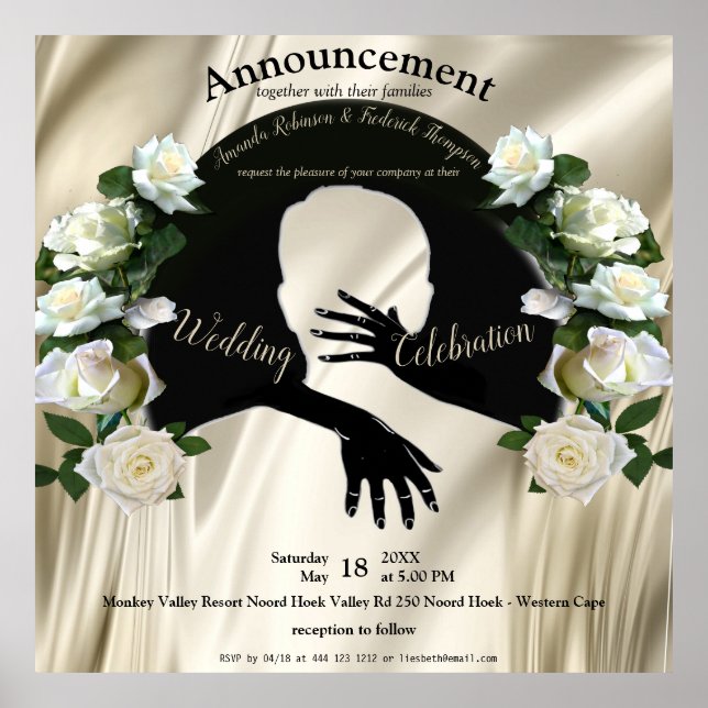 Love is All there is Wedding Announcements Poster (Front)