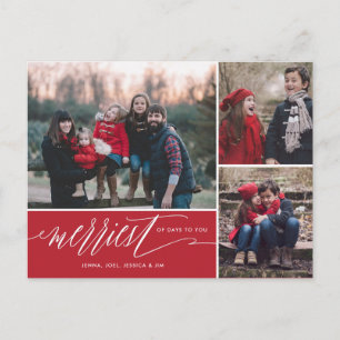 LOVE is all you need Christmas Holiday Postcard