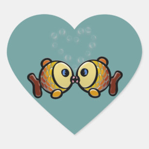 Love is all you need heart sticker