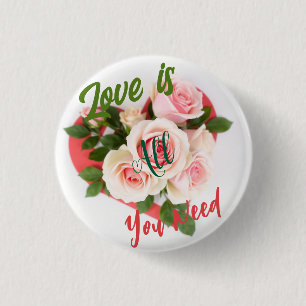 Love is All You Need Heart Valentine's Day Pin