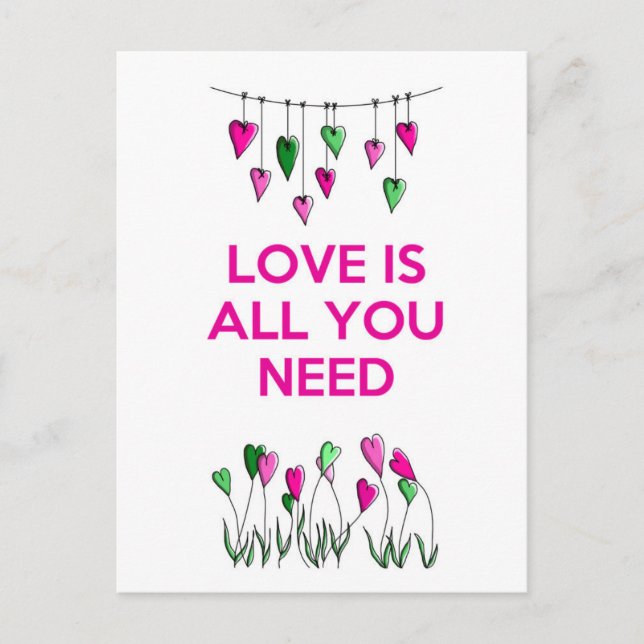 Love is all You Need.jpg Postcard (Front)