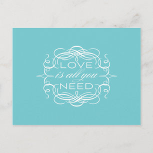 Love is All You Need Postcard