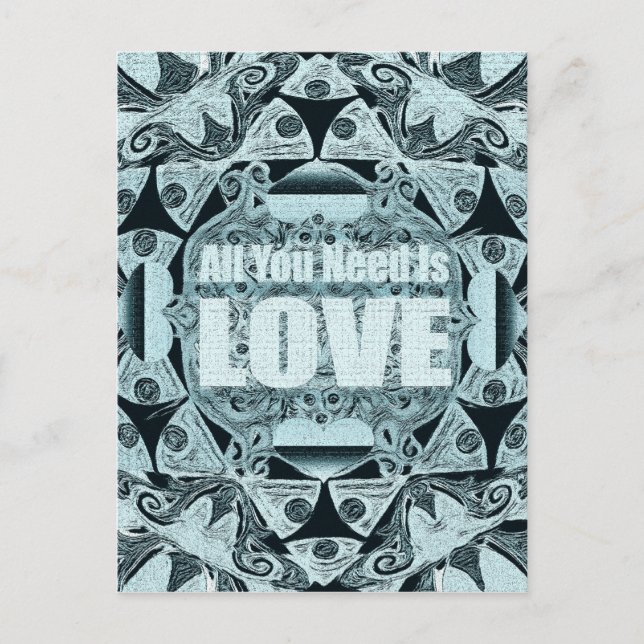 Love is All You Need Postcard (Front)