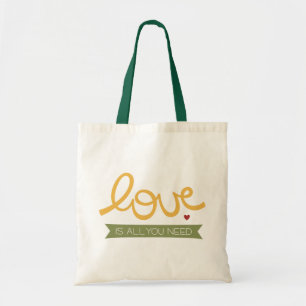 love is all you need tote bag