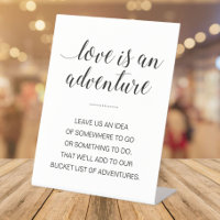 Love Is An Adventure Travel Bucket List Wedding