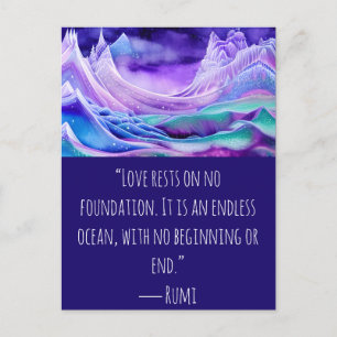 Love Is An Endless Ocean Digital Art  Postcard