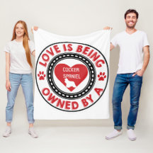 Love is being owned by a Cocker Spaniel 