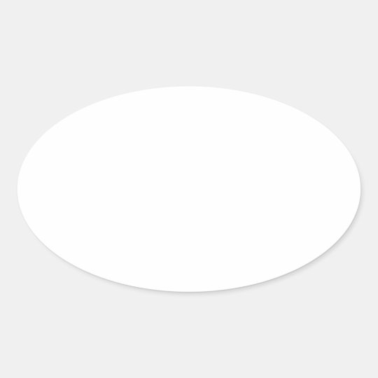 Love is Blind Foundation Oval Sticker
