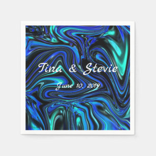 Love Is Blue Napkin