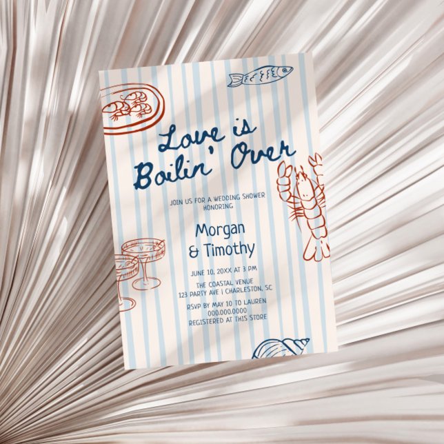 Love is Boilin' Over Wedding Shower Invitation (Creator Uploaded)
