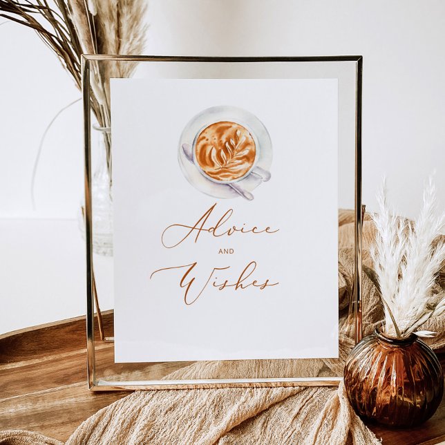 Love is brewing advice and wishes for Newlyweds Poster (Creator Uploaded)