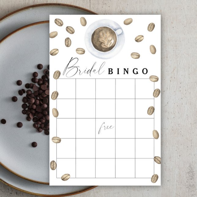 Love is brewing Bridal shower bingo game (Creator Uploaded)