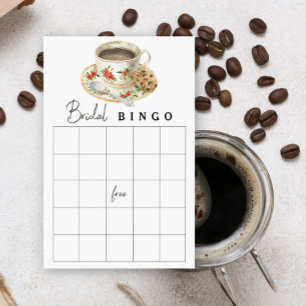 Love is brewing Bridal shower bingo game