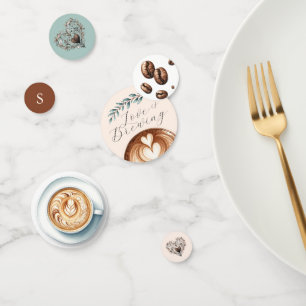 Love is Brewing Bridal Shower Confetti