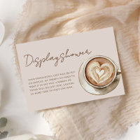 Love is Brewing Bridal Shower Display Shower