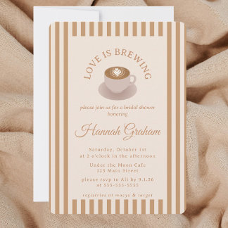 Love is Brewing Bridal Shower Invitation