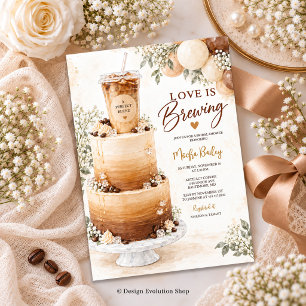 Love Is Brewing Bridal Shower Invitation