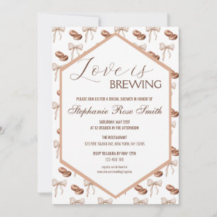 Love is Brewing Bridal Shower Invitation