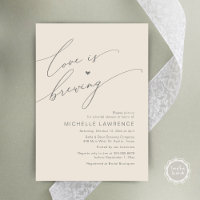 Love is Brewing, Bridal Shower Party Celebration