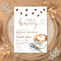 Love Is Brewing Coffee Bridal Shower