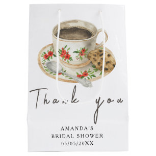 Love is brewing Coffee Bridal shower Thanks Medium Gift Bag