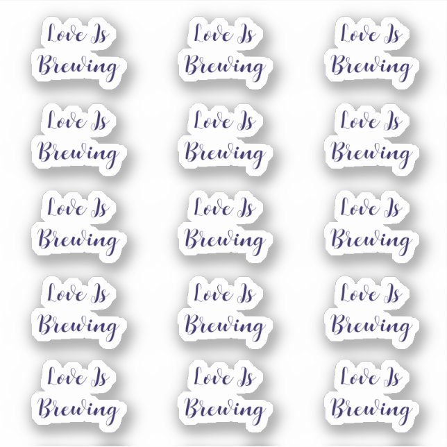 Love Is Brewing Coffee Event Wedding Bridal Shower (Front)