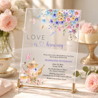 Love is Brewing Dragonfly Bridal Shower Tea Party
