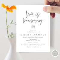 Love is brewing, Elegance Bridal Shower Beer Party