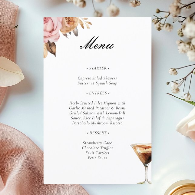 Love is Brewing Espresso Bridal Shower Menu (Creator Uploaded)