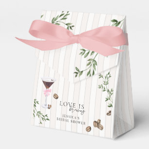 Love is Brewing Espresso Martini Bridal Shower Favor Box