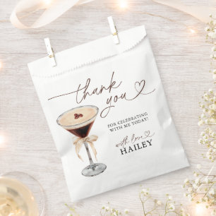 Love Is Brewing Espresso Martini Bridal Shower Favour Bag