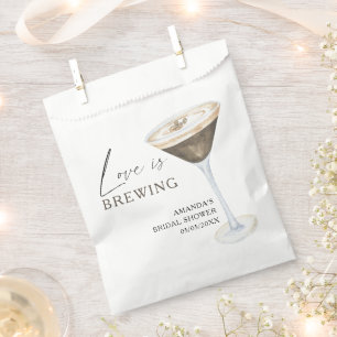 Love is Brewing Espresso Martini Bridal shower Favour Bag