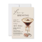 Love is Brewing Espresso Martini Bridal Shower