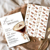 Love is Brewing Espresso Martini Bridal Shower